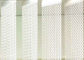 Aluminium Dekorasi Jack Hook Meshed Curtain Desain Pola Penampilan