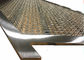 Desain Bingkai Khusus Partisi Interior Stainless Steel Dengan Mesh Tenun Kaku