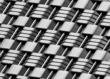 Kuningan Lift Metal Mesh Dengan Finish Sikat