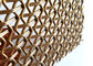 PVD Rose Gold Stainless Steel Wire Mesh Dekoratif 1500mm W 3700MM L Panel