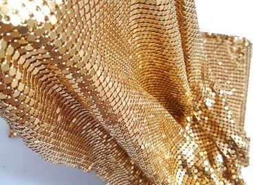 Kain Sequin Logam Aluminium Fleksibel 3mm Untuk Dekorasi Interior