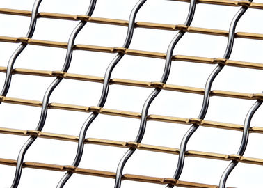 Kunci Crimped Dekoratif Wire Mesh Untuk Waiting Room Partisi