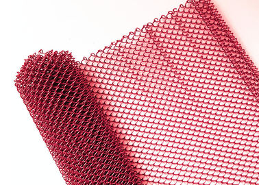 Aluminium Coil Mesh Curtain Dengan Metal Track