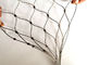 2MM Dia Fleksibel Stainless Steel Rope Safety Net Untuk Slope Fall Protection