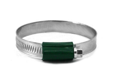 British Hose Clamp Dengan Tabung Perumahan, Isolasi Logam Clamping Band Selang Klip
