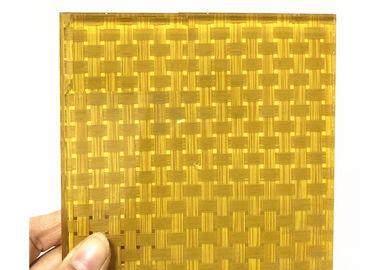 Kaca Laminasi Arsitektur Kawat Jaring Untuk Ruang Ritel