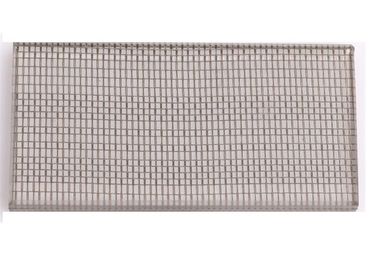 Emas Metallic Mesh Fabric Laminated Glass