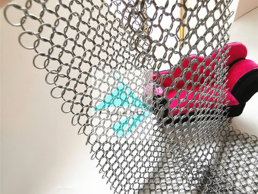 Jenis Anyaman Baja Karton Cincin Bulat Jaring Rantai Cincin Sabuk