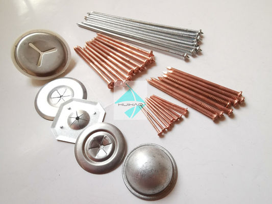 Isolasi Fastener Capacitor Discharge CD Stud Welding Pins Dengan Tembaga Plated