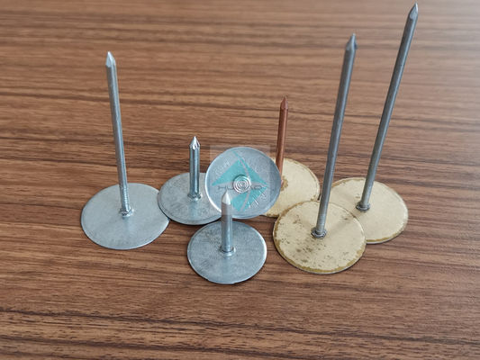Pin Las Baja 12-Gauge 38mm Kepala Cangkir Logam untuk Saluran Udara Sistem HVAC