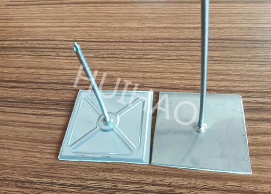 Pins Isolasi Base Perforated Steel Fix Insulation Rough Surface12Ga Dia 63.5mm