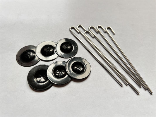 Pigeon Proofing Alloy ODM OEM Solar Panel Mesh Clips Dengan Mesin Cuci 28x32mm