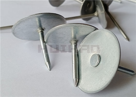 2.7mm Cup Head CD Stud Welder Pin Baja Galvanis Untuk Mengamankan Isolasi Pada Permukaan Logam