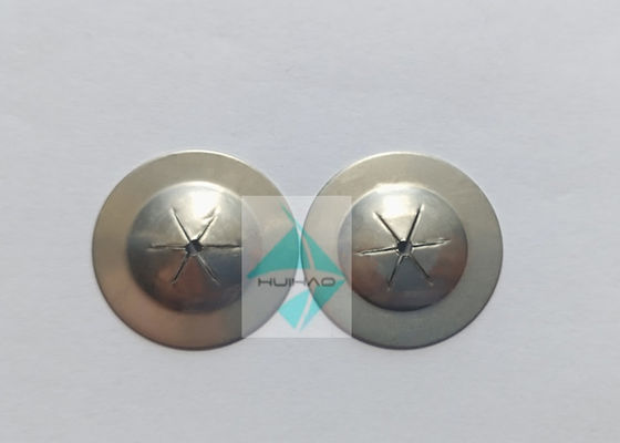 25mm Stainless Steel Flat Type Self Locking Washer Untuk Insulation Blanktes Pads