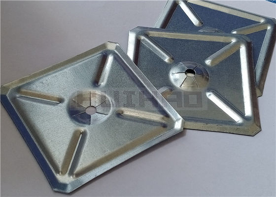60x60mm Square Self Locking Washer Digunakan Untuk Mengencangkan Pin Isolasi Stud Welding