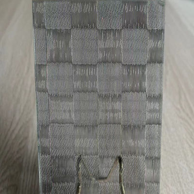 Desainer Kaca Arsitektur Interlayer Wire Mesh Tenun Tempered
