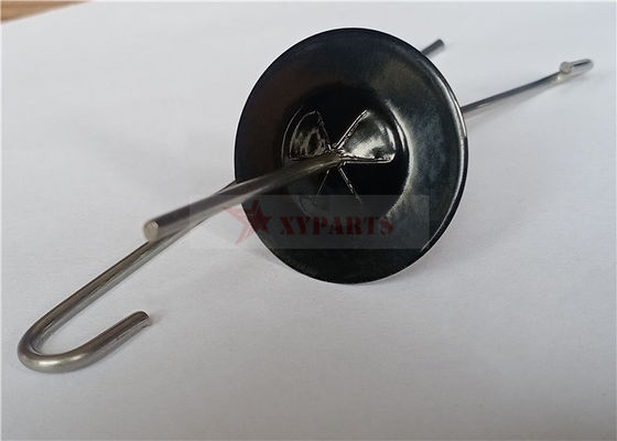 30mm Stainless Steel Self Locking Washers Double Side Black Coating Untuk Mengencangkan Klip Panel Surya
