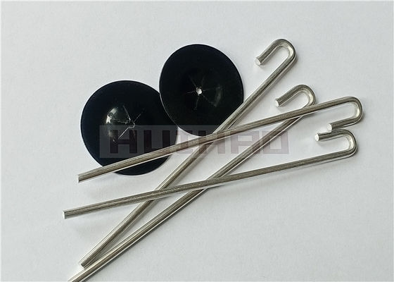2.5mm Aluminium J Hook Fasteners untuk menghubungkan Jaringan Perlindungan Hewan ke Panel Surya