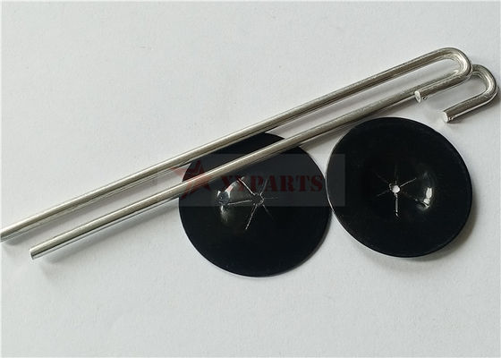 2.5mm Aluminium Solar Panel Proofing Mesh Clips Dengan Black Coating Self Locking Washers