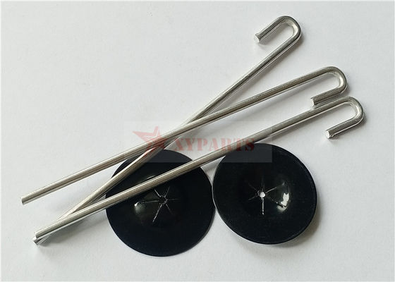 100 pcs Pack Aluminium Panel Surya Pencegah Burung Klip Dengan Mesin Cuci Self-Locking