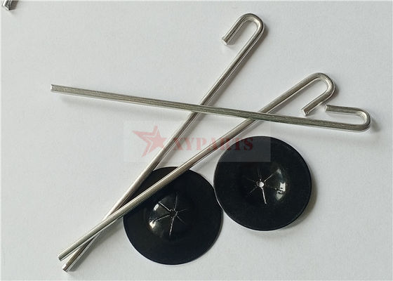 2.5mm Aluminium J Hook Fasteners untuk menghubungkan Jaringan Perlindungan Hewan ke Panel Surya