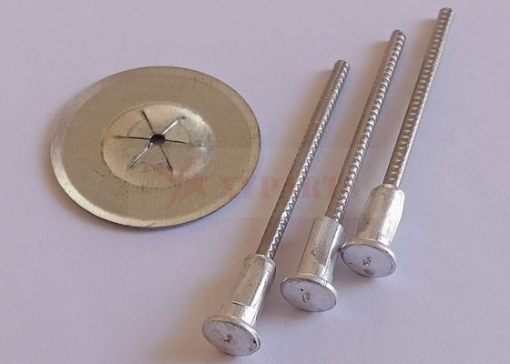Pin Las Pengelasan Stud Bi-Metal yang Dapat Disesuaikan Panjangnya Digunakan dengan Mesin Las Titik Pelepasan Kapasitor untuk Pekerjaan Isolasi Sekat Kapal