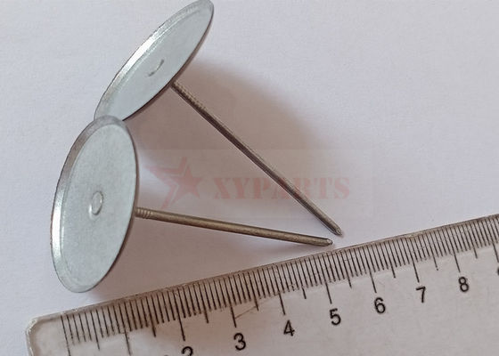 M1.8x50 Galvanized Steel Air Duct Isolation Pins Menempelkan Isolasi Ke Permukaan Baja