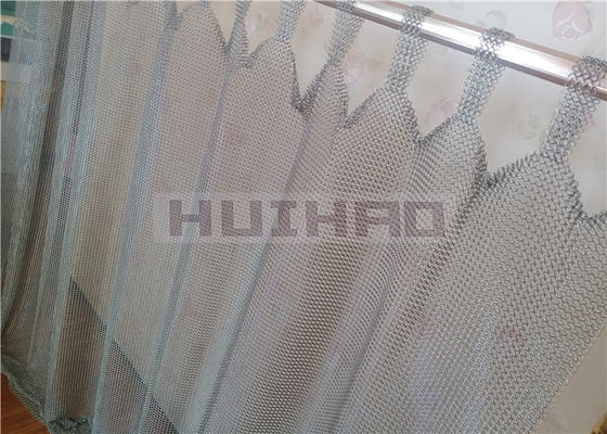 0.8x7mm stainless steel chain mail mesh tirai jenis las Untuk pemisah ruangan