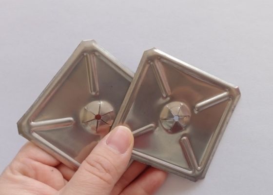 64mmX64mm SS 316 Square Isolation Speed Clips Untuk Pembangkit Listrik