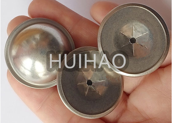 Baja tahan karat 304/316 Isolasi Dome Cap Washer Untuk Sistem HAVC