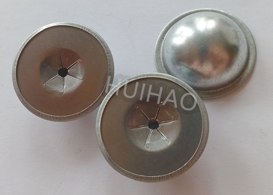 30mm Bulat Tipe Metal Isolasi Dome Caps Washer Untuk Weld Studs