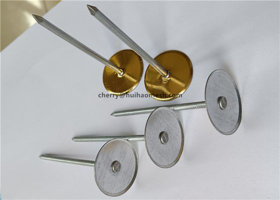 10 Gauge HVAC Saluran Isolasi Weld Pins Untuk Duct Wrap atau Duct Liner Fastening Works