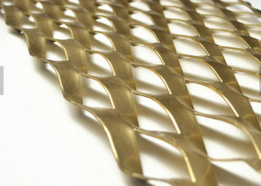 Arsitektur Cat Outdoor Expanded Metal Mesh Digunakan Untuk Panel Sunscreens