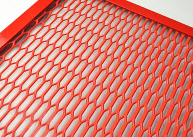 Hexagonal Hole Aluminium Diperluas Mesh Logam Untuk Rak Dan Pembagi Ruang