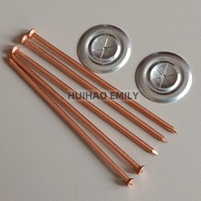 3x65mm Isolation Fastener CD Weld Stud Pins Dengan Lapisan Tembaga