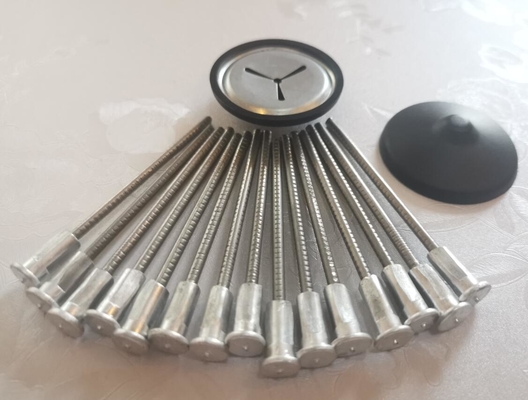 Pin Las Pejantan 3mm X 65mm Pin Bi-Logam Dengan Kepala Insulasi Aluminium 6 X 15 Mm