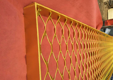 Arsitektur Fasad Layar Aluminium, Mesh Logam Yang Diperluas Untuk Pembagi Jendela