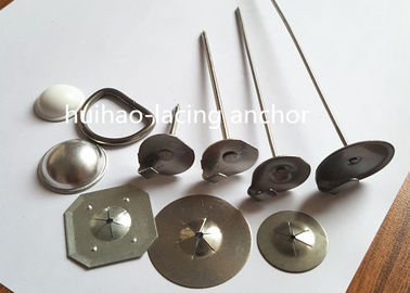 Stainless Steel Isolasi Anchor Pins Dengan Hook Untuk Memperbaiki Selimut Isolasi