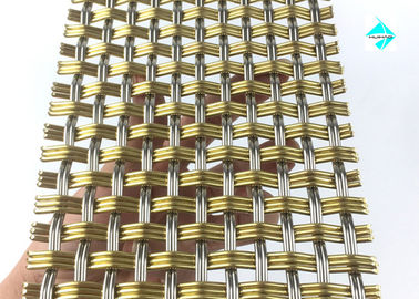 Pembatas Ruangan Dilas Wire Mesh Dengan Pola Tenun Sama Dengan Pola Rotan 1.7MX3.7M