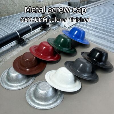 Tutup Sekrup Logam Galvalume 35mm Menutupi Sekrup yang Ada - Mendukung Berbagai Warna