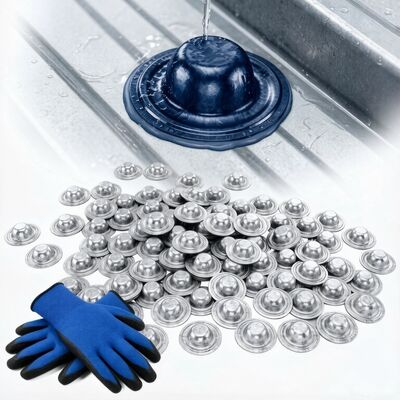 Sekrup Atap Tahan Air Metal 36mmx11mm Tutup Sekrup Hex Pengeboran Sendiri