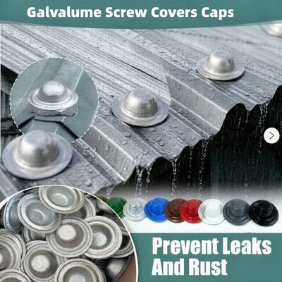 Lembar logam bergelombang tahan air Roofing Screw Cap Washers Untuk Cover Roof Screws