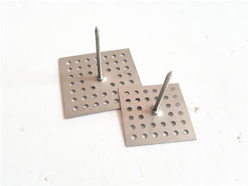 SS Perforated Base Insulation Anchor Pins, Isolasi Gantungan Dengan Topi Dome