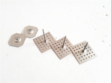 Stainless Steel Perforated Base Insulation Anchor Pins Pencegah Kebakaran