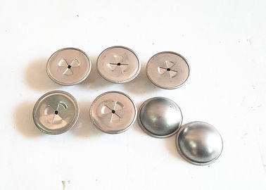 Tangki Aluminium 30mm Dome, Capped Speed ​​Washer Untuk Pin Insulaton Base berlubang