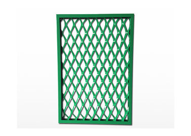 Semprot Cat Bingkai Tarik Diperluas Aluminium Mesh Untuk Membangun Fasad Panel