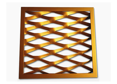 Partisi Dinding Keamanan Expanded Mesh Logam, Arsitektur Layar Logam