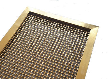 PVD Color Metal Frame Room Drivider Dengan Kain Tenun Kaku Baja Dekoratif
