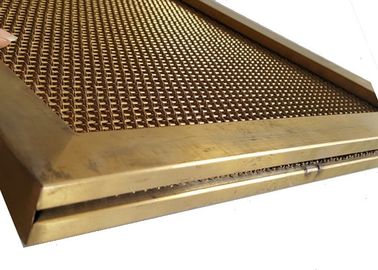 Penyemprotan Warna Fleksibel Mesh Type Ceiling Panel Privasi Dengan Frame Diganti