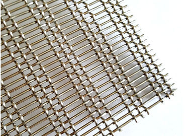 Desain Bingkai Jenis Tenunan Dinding Stainless Steel Membagi Kain Wire Mesh Dalam Stok